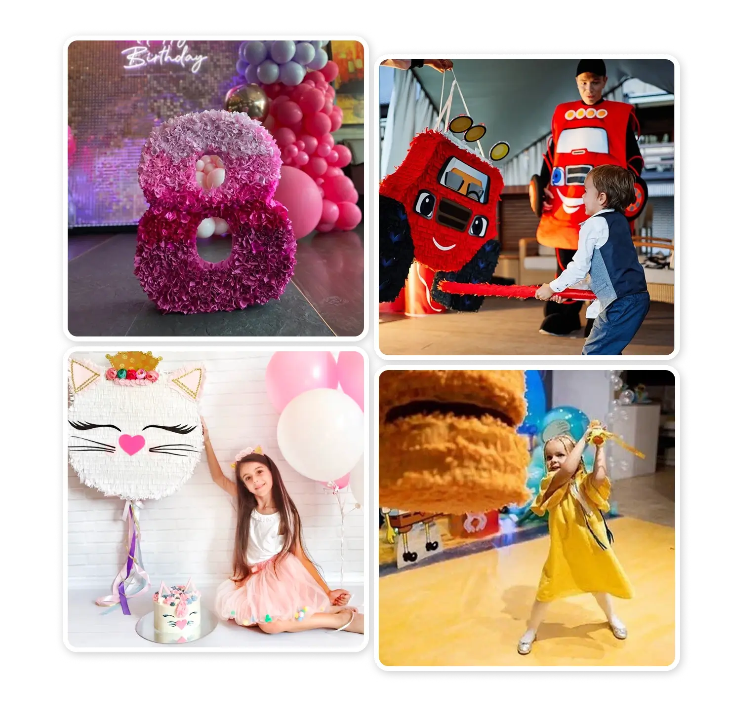 Handgemachte Kinder-Piñatas in Deutschland — Morkovka Party